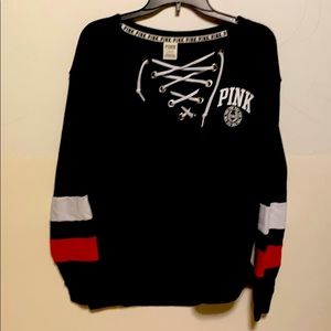 NWOT Pink Campus sweatshirt